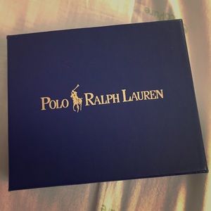 Polo Ralph Lauren black leather wallet
